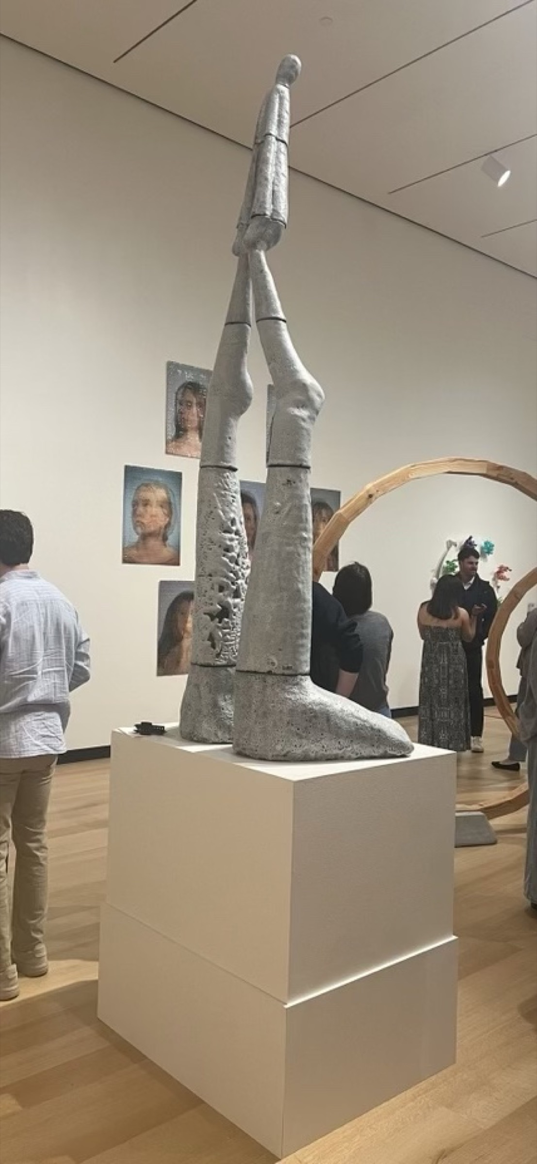 Little Man installed in the Studio Art Senior Thesis Exhibition at Hamilton College